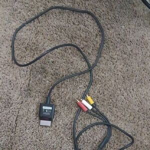 Official Microsoft Xbox 360 Composite AV Cable.